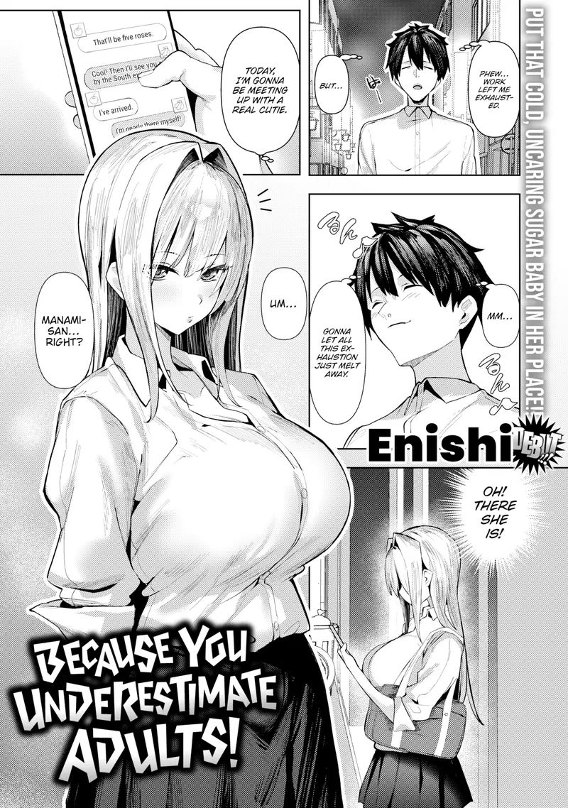 'Because You Underestimate Adults!' cover