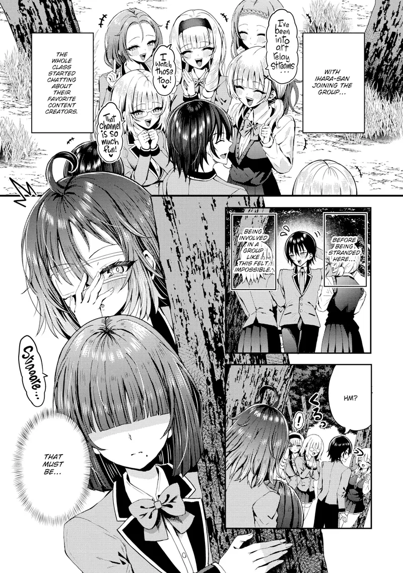 'Stranded on a Desert Island Where I Can Creampie All the Girls I Want ~Making My Female Classmates Into My Harem~ Ch.23' cover