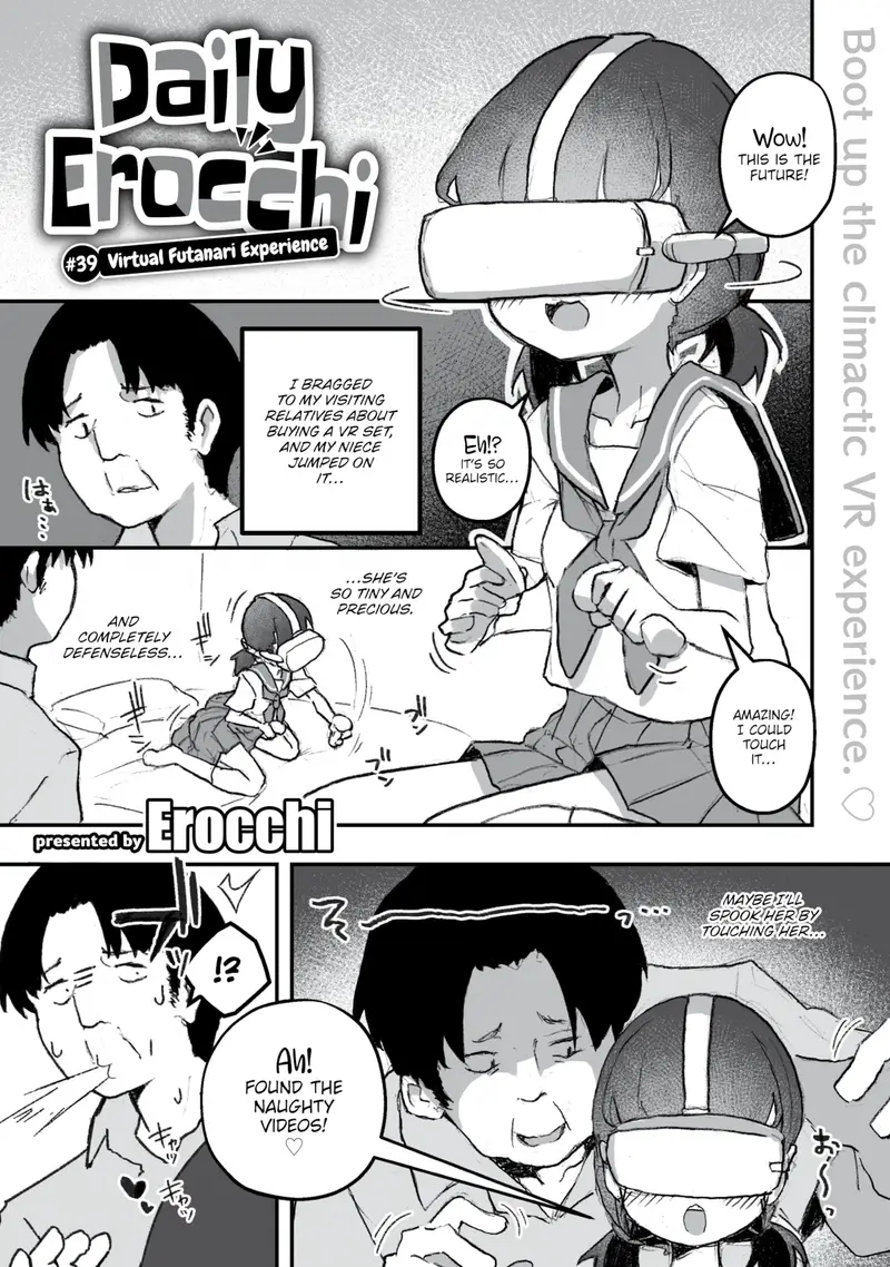 'Daily Erocchi #39 Virtual Futanari Experience' cover