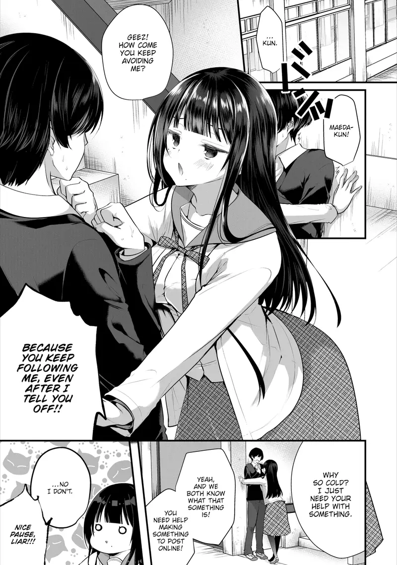 'I Found This Plain Girl's Lewd Account and It Turns Out She's a Slut!? Ch.2' cover