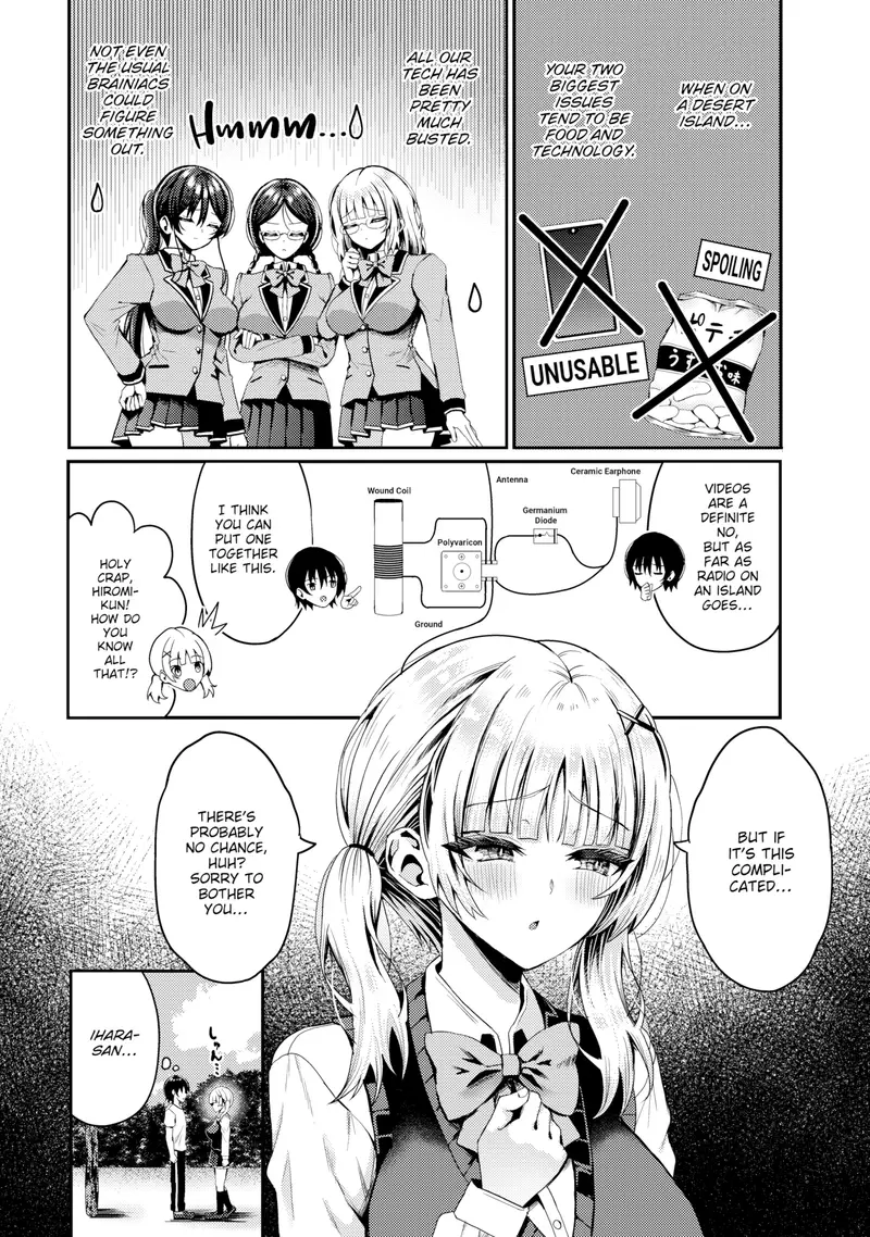 'Stranded on a Desert Island Where I Can Creampie All the Girls I Want ~Making My Female Classmates Into My Harem~ Ch.22' cover