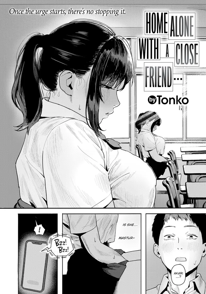 'Home Alone With a Close Friend…' cover