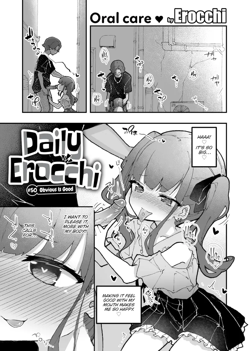 'Daily Erocchi #50 Obvious Is Good' cover