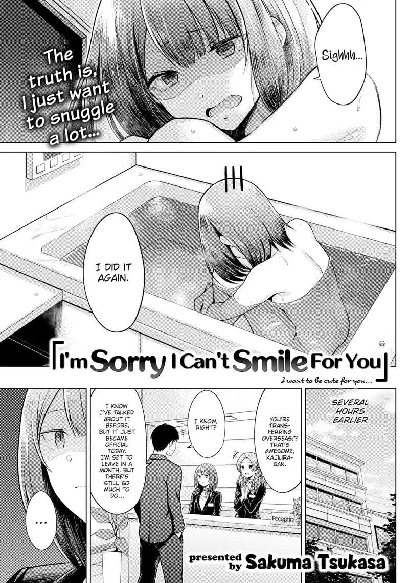 'I'm Sorry I Can't Smile for You' cover