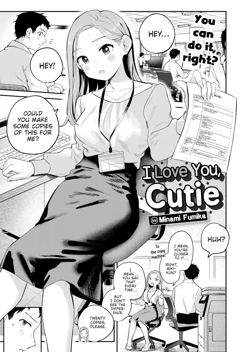 'I Love You, Cutie' cover