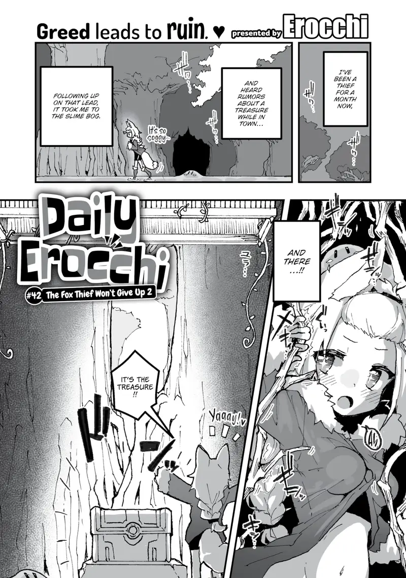 'Daily Erocchi #42 The Fox Thief Won't Give Up 2' cover