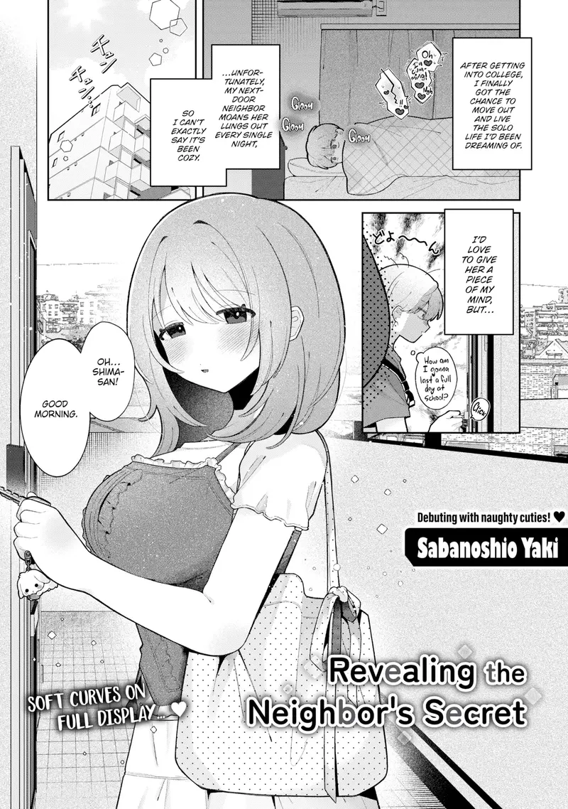 'Revealing the Neighbor's Secret' cover