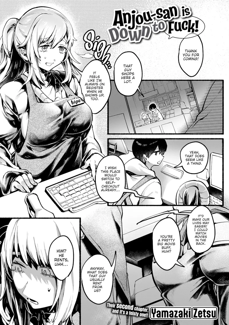 'Anjou-san is Down to Fuck!' cover