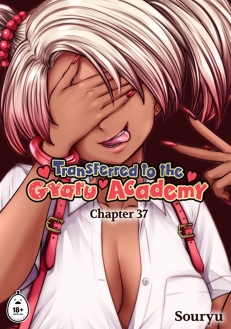 'Transferred to the Gyaru Academy Chapter 37' cover