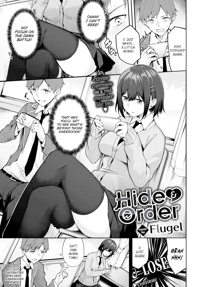'Hide & Order' cover
