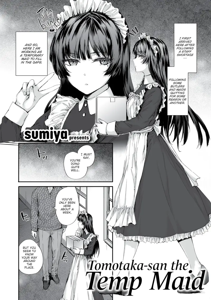 'Tomotaka-san the Temp Maid' cover