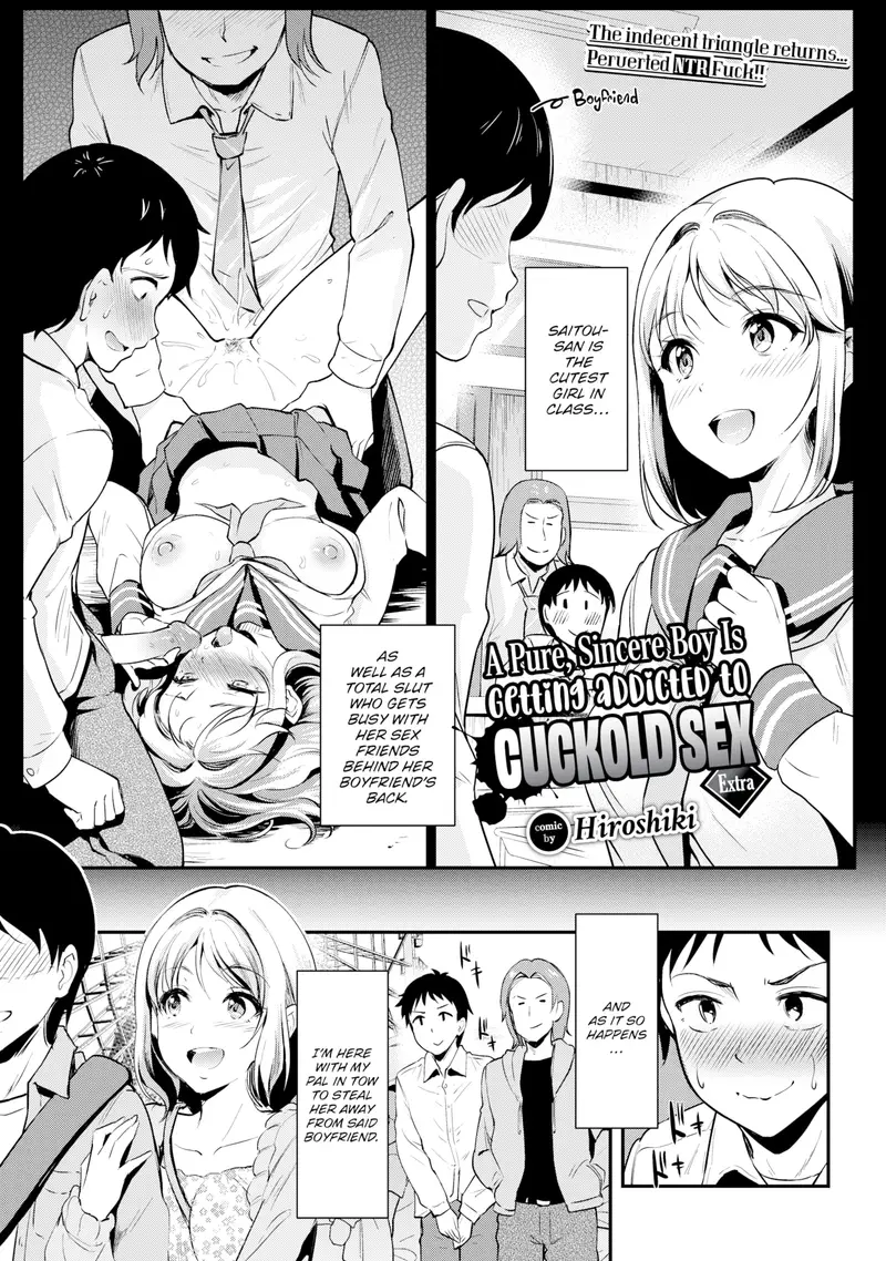 'A Pure, Sincere Boy is Getting Addicted to Cuckold Sex ~Extra~' cover