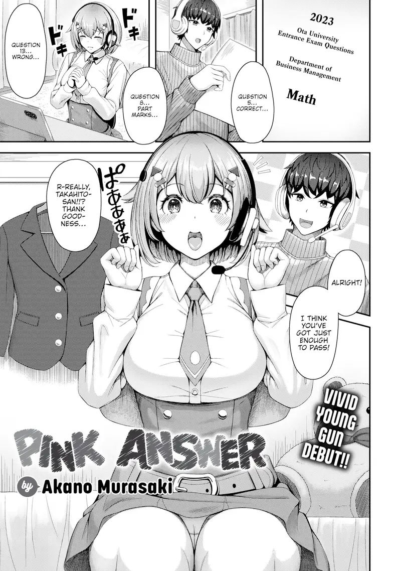 'Pink Answer' cover
