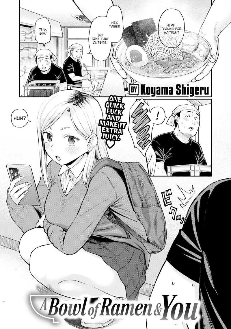 'A Bowl of Ramen & You' cover