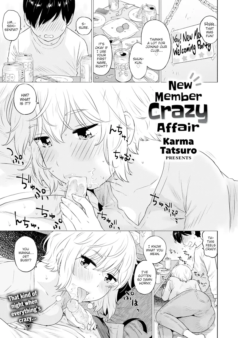 'New Member Crazy Affair' cover