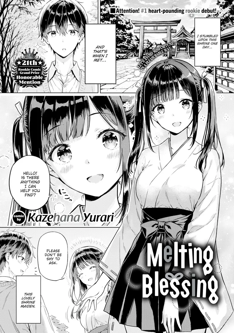 'Melting Blessing' cover