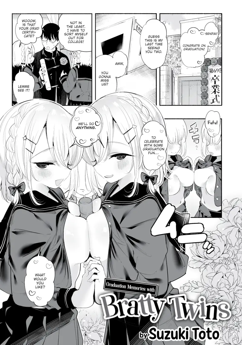 'Graduation Memories with Bratty Twins' cover